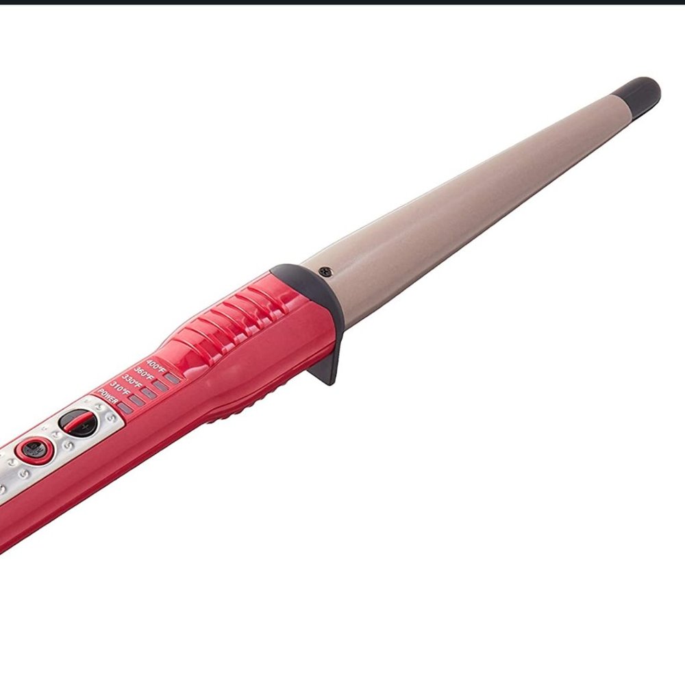 CONAIR Infiniti You Curl Ceramic Styler |  0.5" to 1" | Red and Silver
